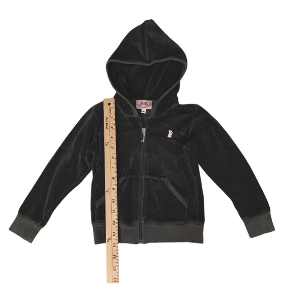 Juicy Couture Velour Track Suit, Girl Size 4 - Picture 5 of 6